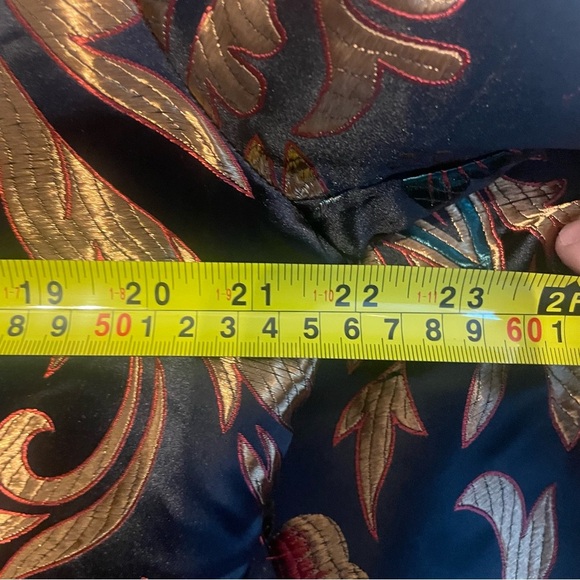 SOFT SURROUNDINGS Moon Dynasty Satin Brocade Kimono Jacket - Size Large - Picture 12 of 13